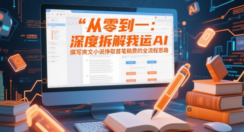 从零到一：深度拆解我运用AI撰写爽文小说挣取首笔稿费的全流程思路-乐码云集