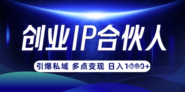 云帆·创业ip合伙人打造3.0，从0到1教你做网创，实现月入过W-乐码云集