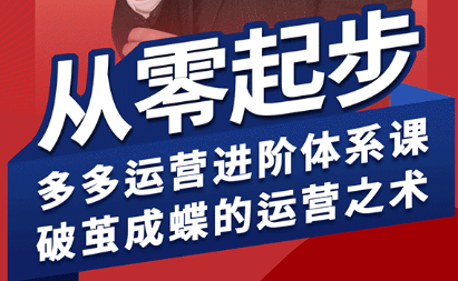 海神·拼多多运营进阶系统课(更新8月)-乐码云集
