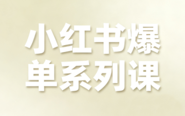 尼采老师·小红书爆单系列课-乐码云集