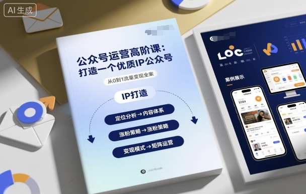 公众号运营高阶课，打造一个优质IP公众号-乐码云集