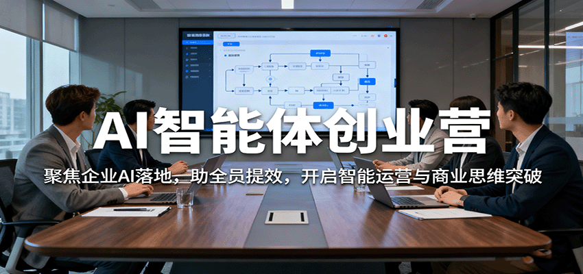 AI智能体创业营：聚焦企业AI落地，助全员提效，开启智能运营与商业思维突破-乐码云集