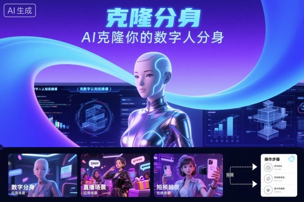 AI数字人认知实操课，克隆你的数字人分身-乐码云集