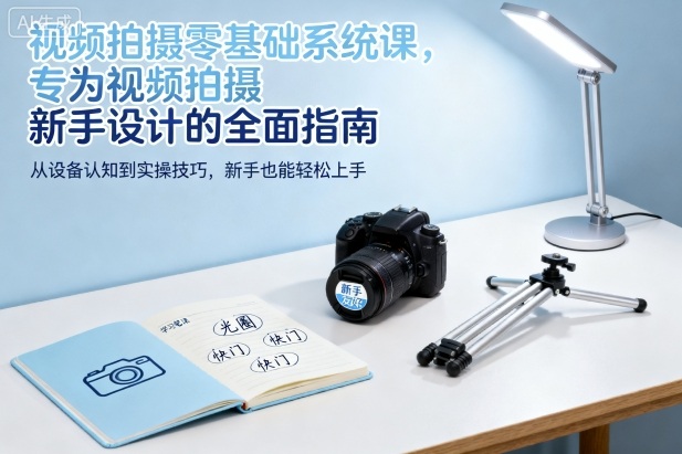 视频拍摄零基础系统课，专为视频拍摄新手设计的全面指南-乐码云集