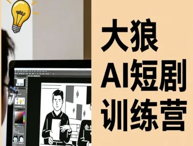 大狼AI短剧训练营-短剧课程(更新中)-乐码云集