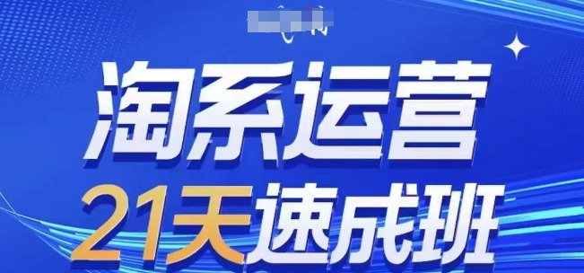 淘系运营21天速成班(更新25年10月)，0基础轻松搞定淘系运营，不做假把式-乐码云集