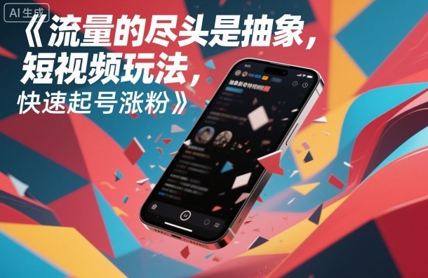 流量的尽头是抽象，抽象新奇特短视频玩法，快速起号涨粉-乐码云集