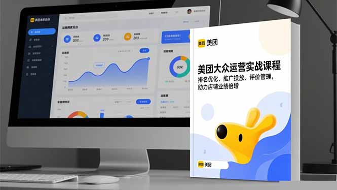 美团大众运营实战课程，排名优化、推广投放、评价管理，助力店铺业绩倍增-乐码云集