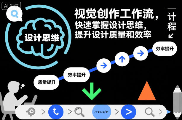 视觉创作工作流，快速掌握设计思维，提升设计质量和效率-乐码云集