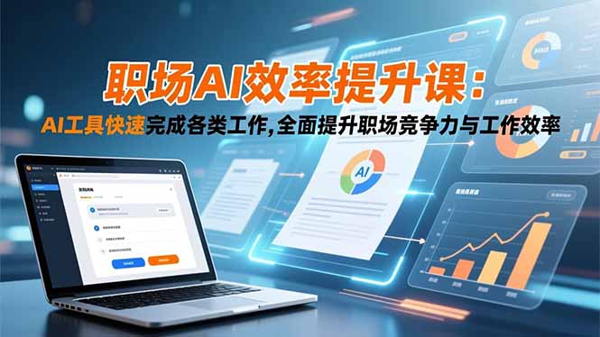 职场AI效率提升课：AI工具快速完成各类工作,全面提升职场竞争力与工作效率-乐码云集