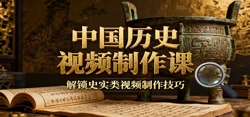 中国历史视频制作课:疆域地图集+参考文案+练习素材,解锁史实类视频制作技巧-乐码云集