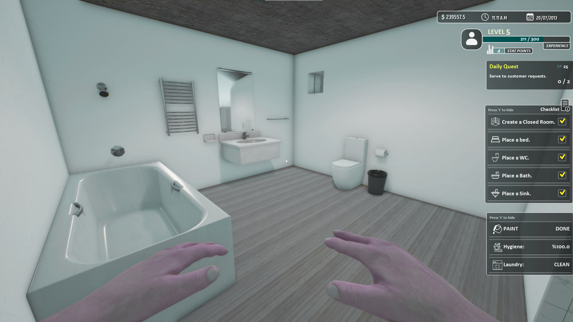 《酒店老板模拟器/Hotel Owner Simulator》PC中文版下载-含Build.18948595-乐码云集