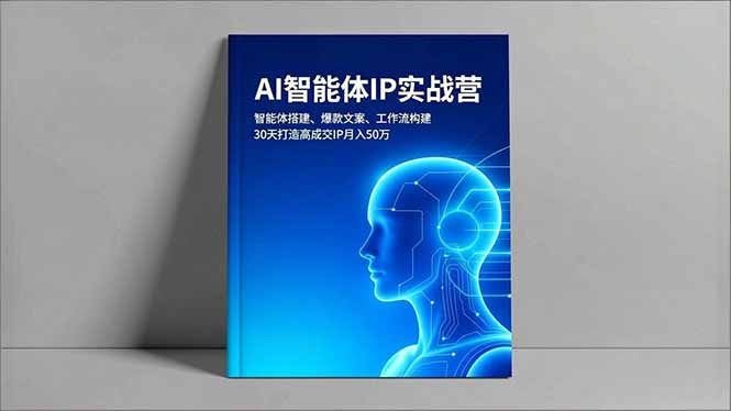 AI智能体IP实战营，智能体搭建、爆款文案、工作流构建，30天打造高成交IP月入50万-乐码云集