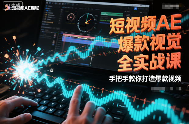 短视频AE爆款视觉全实战课，手把手教你打造爆款视频-乐码云集