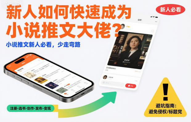新人如何快速成为小说推文大佬？小说推文新人必看，少走弯路-乐码云集