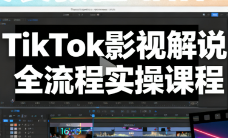 凌帧·TikTok影视解说全流程实操-乐码云集