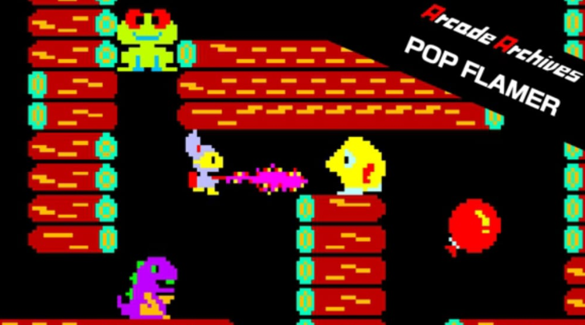 《街机：POP火焰 Arcade Archives POP FLAMER》Switch英文版NSP下载-乐码云集