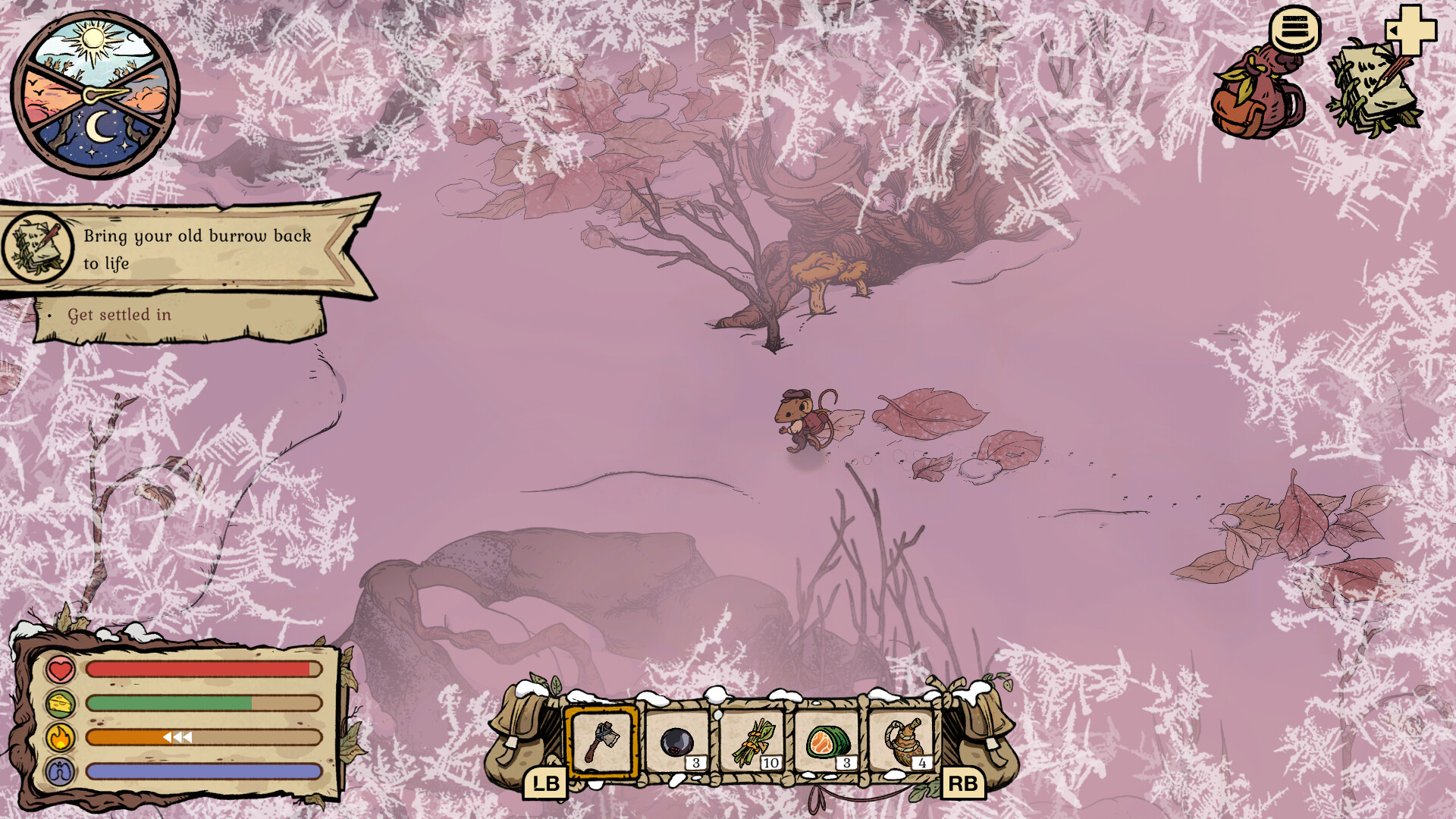 《林间暖巢 Winter Burrow》Switch美版中文NSZ下载 – 含1.0.3补丁-乐码云集