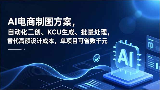 AI电商制图方案，自动化二创、SKU生成、批量处理，替代高额设计成本，单项目可省数千元-乐码云集