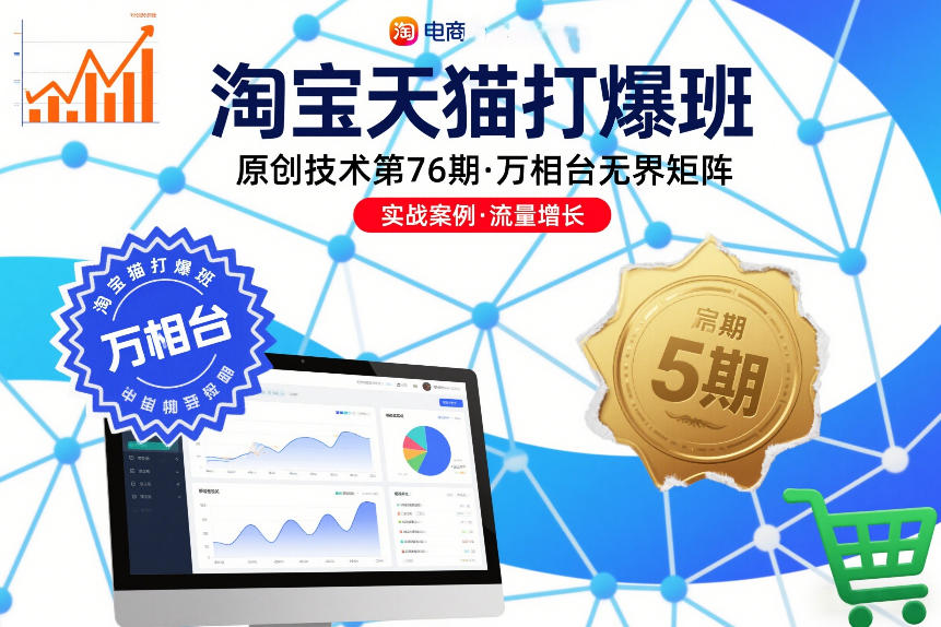 淘宝天猫打爆班原创技术第76期，万相台无界矩阵-乐码云集