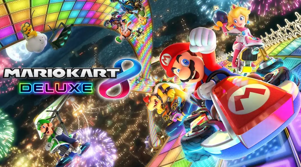 《马里奥赛车8豪华版 Mario Kart 8 Deluxe》Switch中文版NSP下载 – 含3.0.5补丁+1DLC-乐码云集