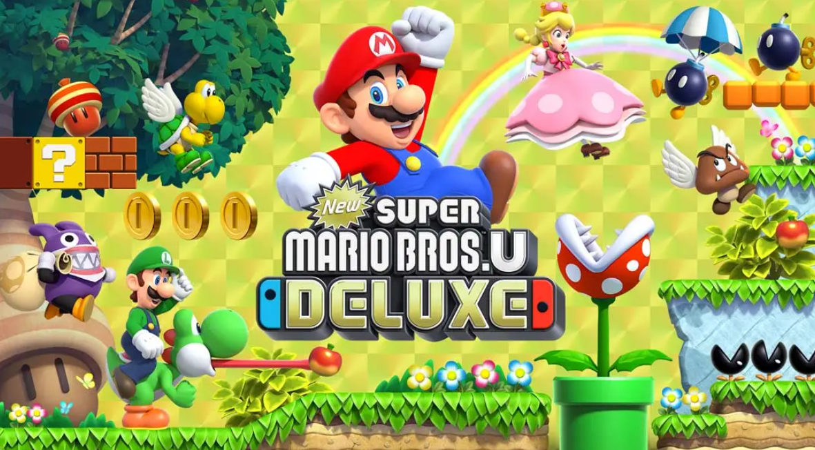 《新超级马里奥兄弟U 豪华版 New Super Mario Bros. U Deluxe》Switch中文版NSP下载 – 含1.0.2补丁-乐码云集