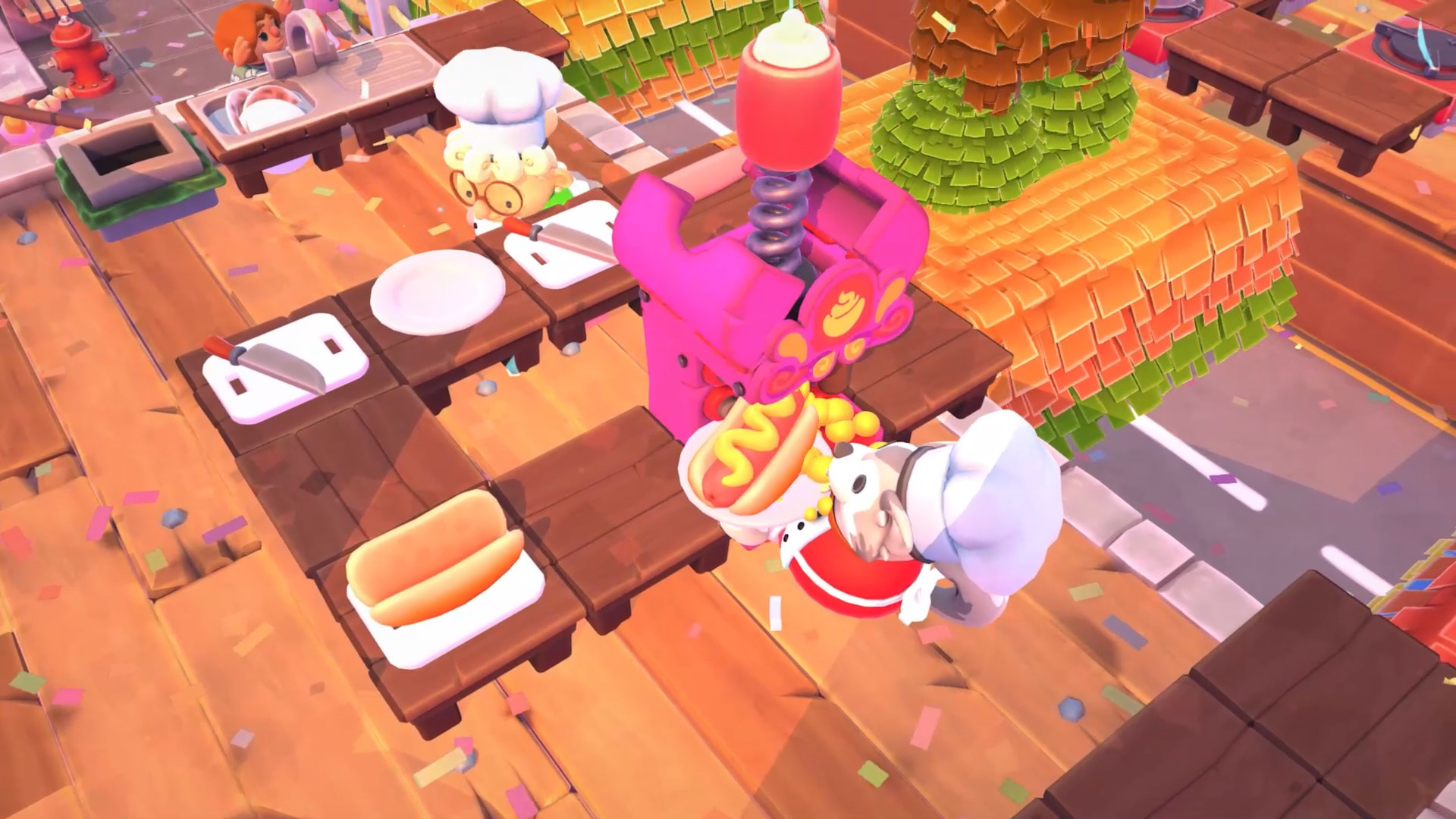 《煮糊了2 分手厨房2 Overcooked2》Switch美版中文版NSP下载 – 含1.0.19补丁+5DLC-乐码云集