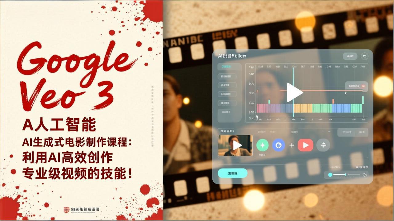 Google Veo 3人工智能AI生成式电影制作课程：利用AI高效创作专业级视频的技能！-乐码云集