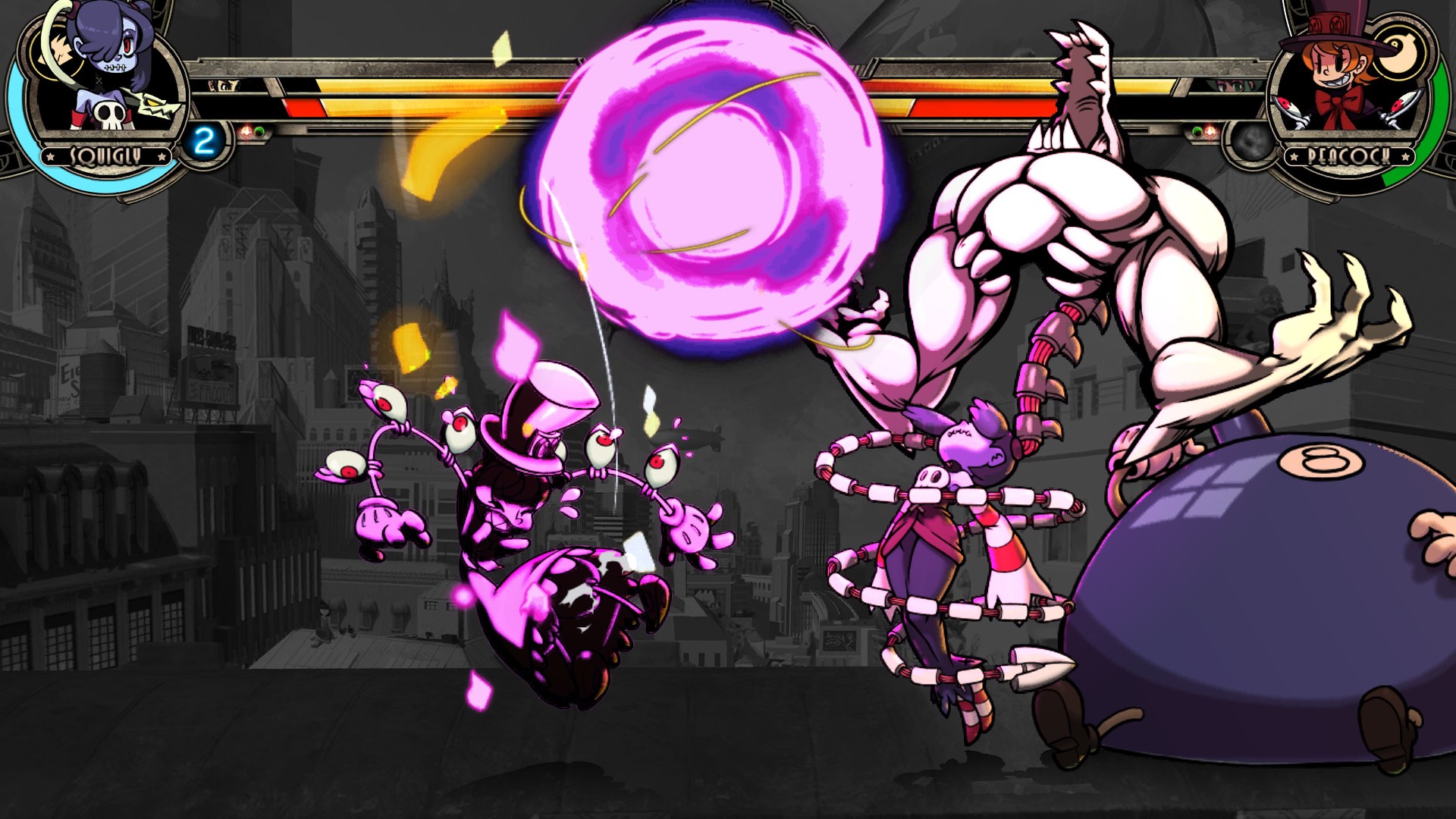《骷髅女孩：二度返场 Skullgirls: 2nd Encore》Switch美版英文NSP下载 – 含1.0.11补丁+5DLC-乐码云集