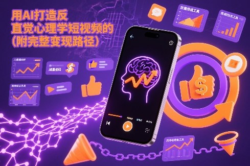 用AI打造“反直觉”心理学短视频的流量密码(附完整变现路径)-乐码云集