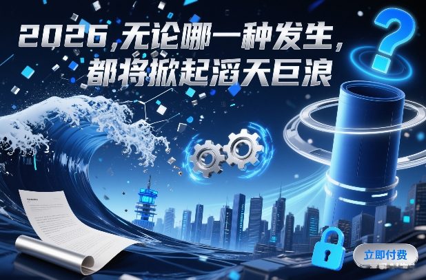 付费文章：2026，无论哪一种发生，都将掀起滔天巨浪-乐码云集