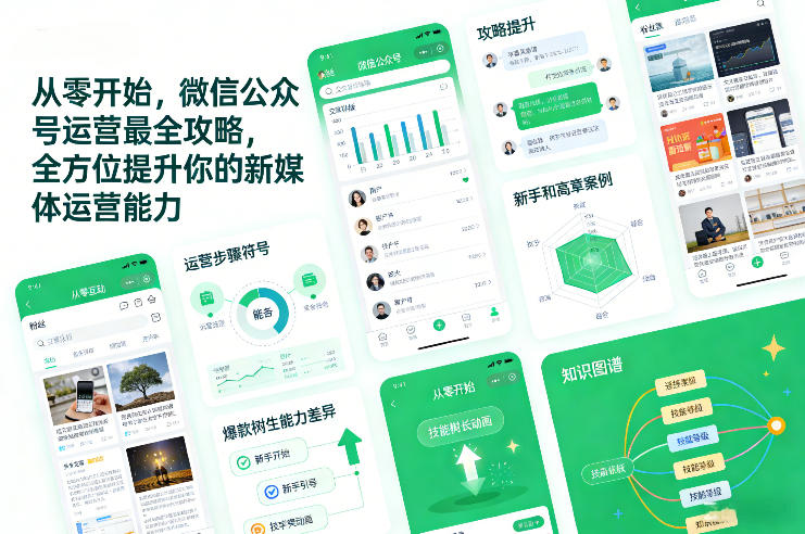 从零开始，微信公众号运营最全攻略，全方位提升你的新媒体运营能力-乐码云集