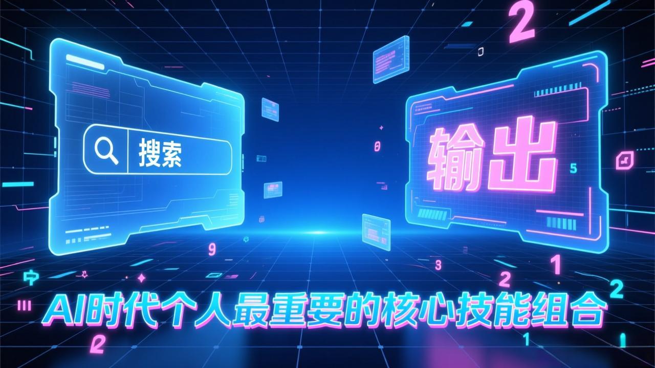 付费文章：AI时代个人最重要的核心技能组合：“输出能力”和“搜索能力”-乐码云集