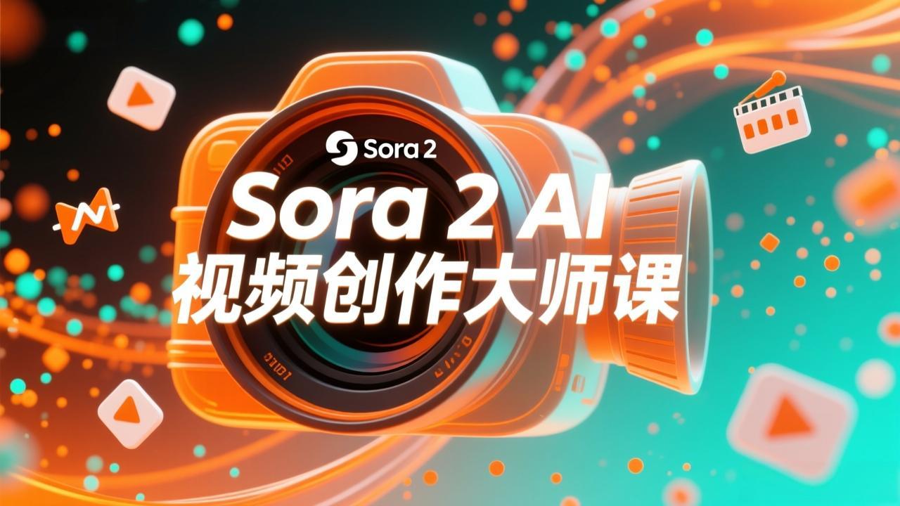 如何利用Sora 2创建流行AI人工智能视频大师班教程：掌握创作全流程，产出百万播放内容-乐码云集