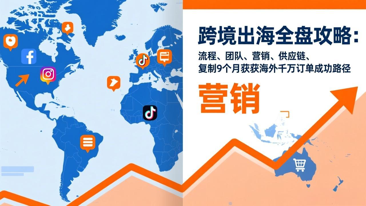 跨境出海全盘攻略：流程，团队，营销，供应链，复制9个月斩获海外千万订单成功路径-乐码云集