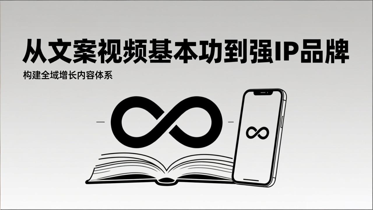 2026内容获客系统课：从文案视频基本功到强IP品牌，构建全域增长内容体系-乐码云集