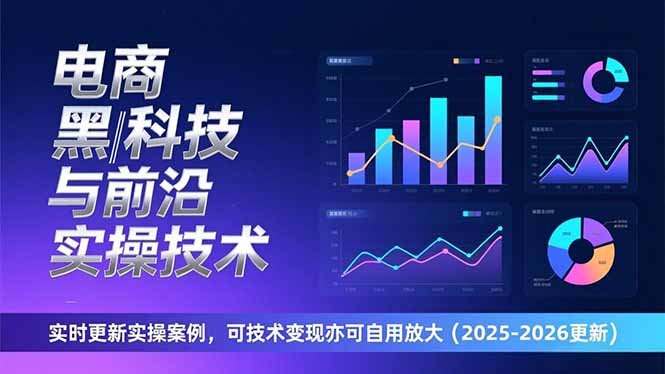 电商黑科技与前沿实操技术：实时更新实操案例，可技术变现亦可自用放大(2026更新-乐码云集