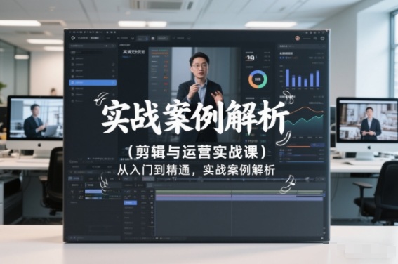 剪辑与运营实战课，从入门到精通，实战案例解析(更新2026)-乐码云集