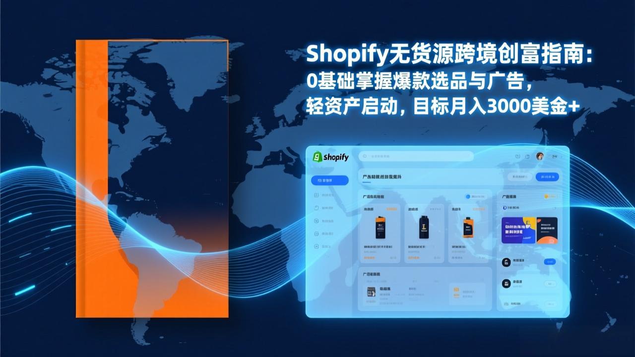 Shopify爆款打法实战：从选品到广告投放，复制爆款模型，驱动独立站月销售额破万刀-乐码云集