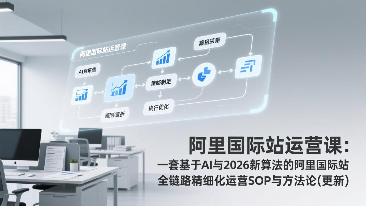 阿里国际站运营课：一套基于AI与2026新算法的阿里国际站全链路精细化运营SOP与方法论(更新-乐码云集
