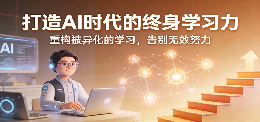 打造AI时代的终身学习力：重构被异化的学习，告别无效努力-乐码云集