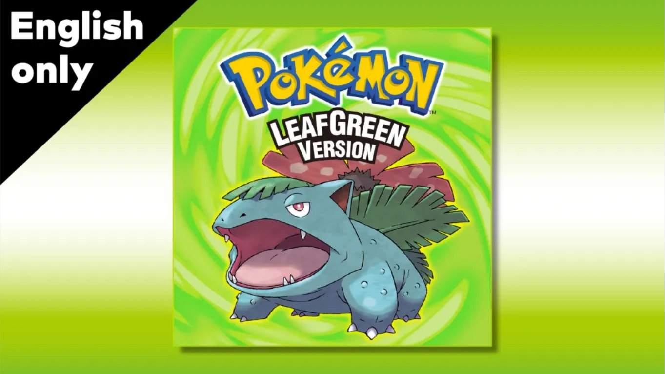 【美版】宝可梦叶绿 .Pokemon LeafGreen 中文汉化-乐码云集