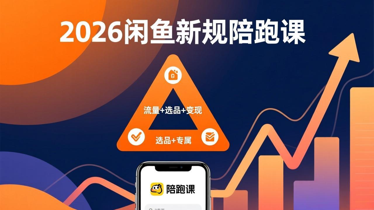 2026闲鱼高阶陪跑课全新上线，带你吃透新规玩转选品流量，从零搭建稳定变现盈利体系-乐码云集