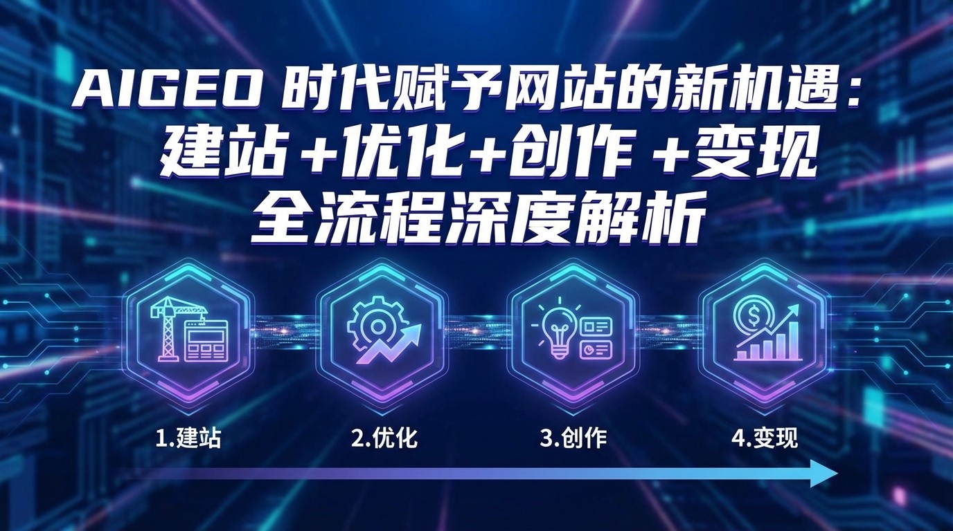 AIGEO+时代赋予网站的新机遇：建站+优化+创作+变现+全流程深度解析-乐码云集