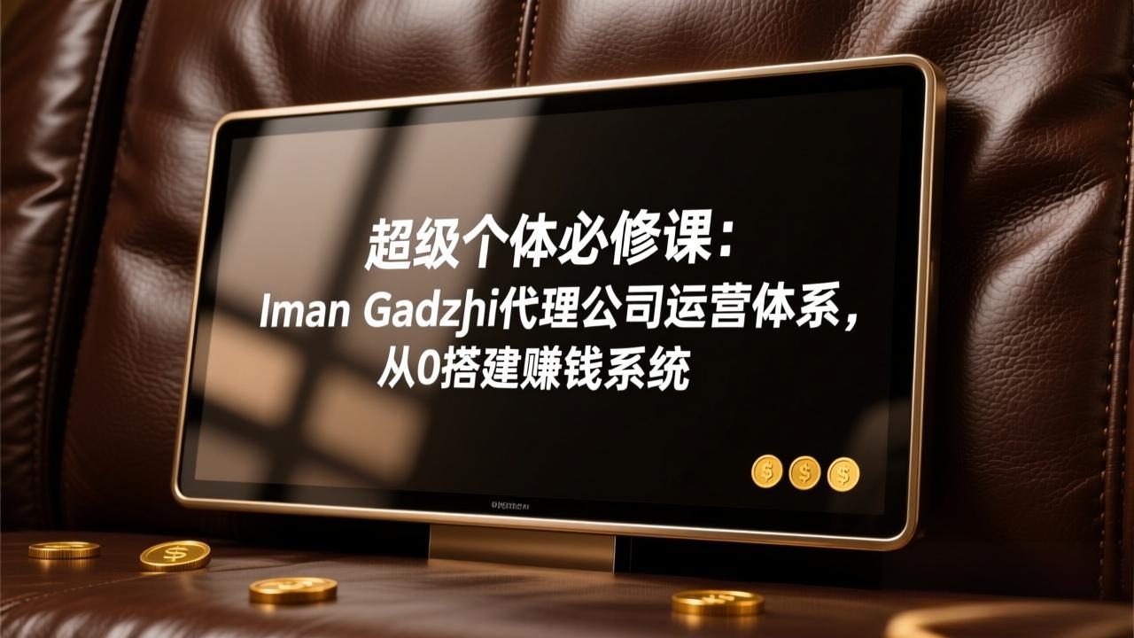 超级个体必修课：Iman Gadzhi代理公司运营体系，从0搭建赚钱系统-乐码云集
