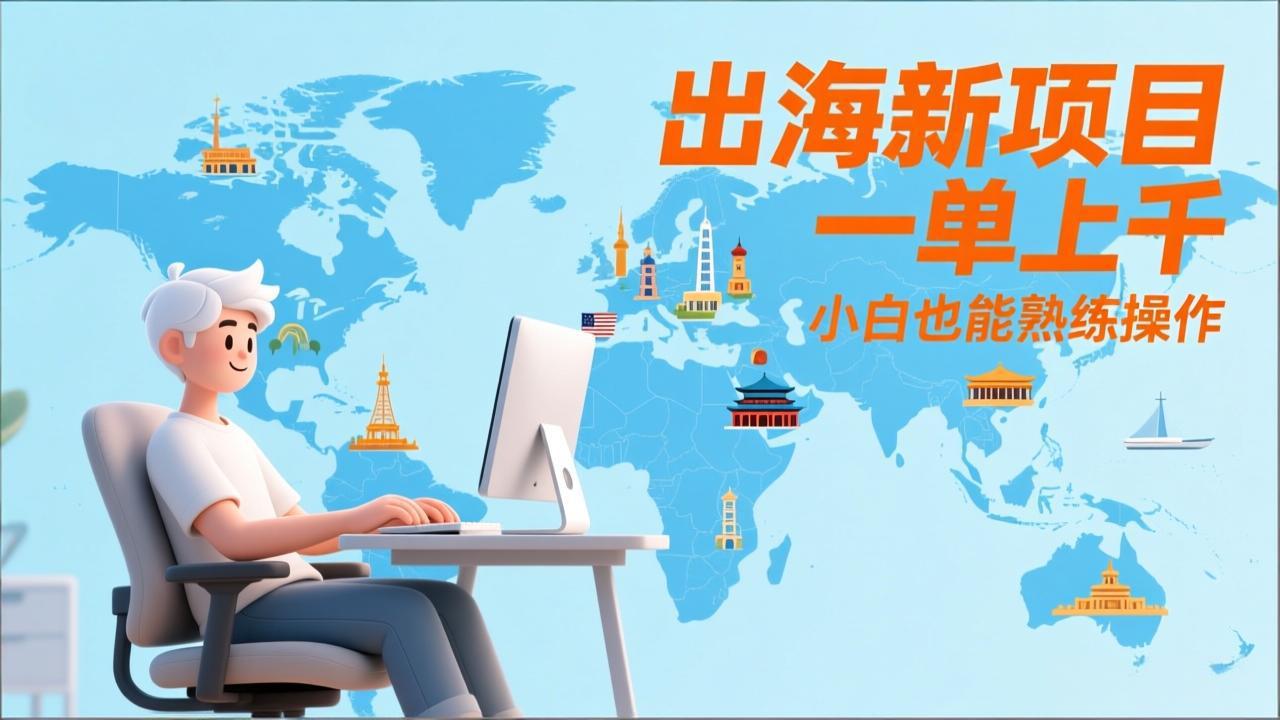 出海新项目，一单上千，小白也能熟练操作-乐码云集