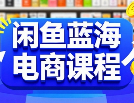 闲鱼蓝海电商课程，手把手助你快速上手，轻松实现闲鱼稳定盈利-乐码云集
