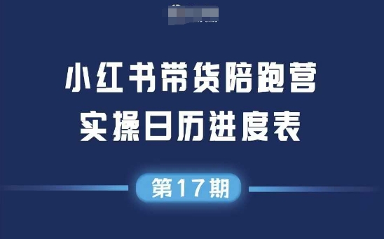 小红书第17期带货陪跑营，不囤货，无不直播，无不投流，通过选品+笔记内容+测品+笔记铺量+矩阵运营打爆款-乐码云集