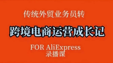 跨境电商速卖通运营课，​运营方法论+后台实操，逻辑清晰-乐码云集