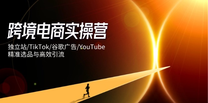 跨境电商实操营：独立站/TikTok/谷歌广告/YouTube，精准选品与高效引流-乐码云集